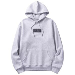 Kith Loyalty Box Logo Elevation Nelson Pullover Hoodie Light Heather Grey